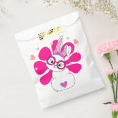 イースターバニーかわいらしウサギかわいい フェイバーバッグ (封をした状態)