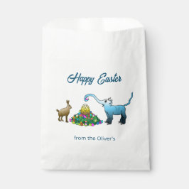 イースターバニーがイースターエッグを集める フェイバーバッグ