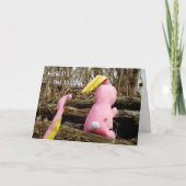 イースターバニーがイースターカードを引退する時間を失う シーズンカード (正面)