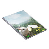 イースターバニーとイースターエッグ ノートブック (右側)