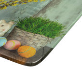 イースターバニーとエッグシーン カッティングボード (角)