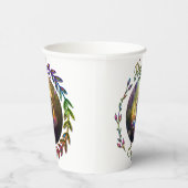 イースターバニーとエッグバスケット付き雛 紙コップ (右)