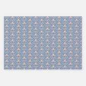 イースターバニーとエッグフィリグリーデザイン ラッピングペーパーシート (正面2)