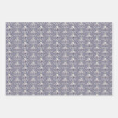 イースターバニーとエッグフィリグリーデザイン ラッピングペーパーシート (正面)