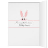 イースターバニーとカラフルな卵（白背景） (内側 (左))