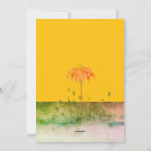 イースターバニーとシックグレイ黄色 シーズンカード (裏面)