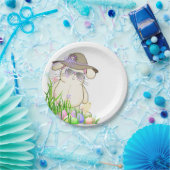 イースターバニーとシック ペーパープレート (パーティー)