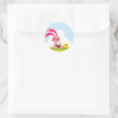 イースターバニーとシック ラウンドシール (バッグ)