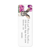 イースターバニーとセイズイースターエッグのバスケット ラベル (正面)