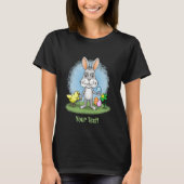イースターバニーとニワトリ Tシャツ (正面)