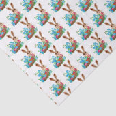 イースターバニーとバスケットティッシュペーパー 薄葉紙 (詳細)