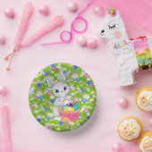 イースターバニーとバスケット卵狩りパーティー ペーパーボウル (パーティー)