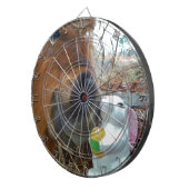 イースターバニーとブラウンの馬 ダーツボード (正面右)