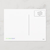 イースターバニーとヘディ・ハリネズミ シーズンポストカード (裏面)