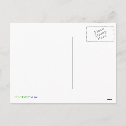 イースターバニーとヘディ・ハリネズミ シーズンポストカード (裏面)