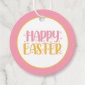 イースターバニーとベビーチックス フェイバータグ (正面)