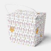 イースターバニーとベビーチックス フェイバーボックス (裏面サイド)