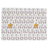 イースターバニーとベビーチックス ラージペーパーバッグ (裏面)