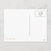 イースターバニーとミツバチ シーズンポストカード (裏面)