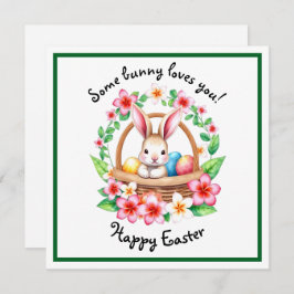 イースターバニーと卵のかご シーズンカード