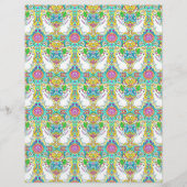 イースターバニーと卵のスクラップブック紙 (正面)