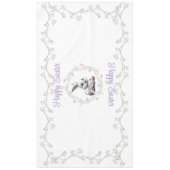 イースターバニーと卵のテーブルクロスのバスケット テーブルクロス (正面)