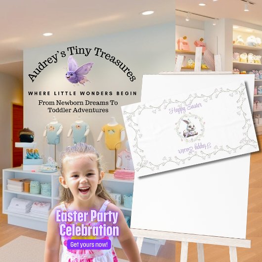 イースターバニーと卵のテーブルクロスのバスケット テーブルクロス