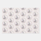 イースターバニーと卵の包み紙 ラッピングペーパーシート (正面2)