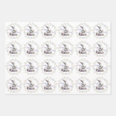 イースターバニーと卵の包み紙 ラッピングペーパーシート (正面)