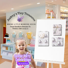 イースターバニーと卵の包み紙 ラッピングペーパーシート