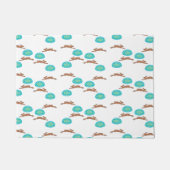 イースターバニーと卵の白 ドアマット (正面)