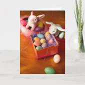 イースターバニーと卵カードの箱 シーズンカード (正面)