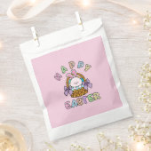 イースターバニーと卵バスケット フェイバーバッグ (クリップ留めされた状態)