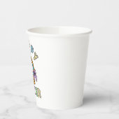 イースターバニーと卵バスケット 紙コップ (左)