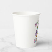 イースターバニーと卵バスケット 紙コップ (右)