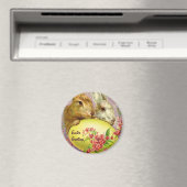 イースターバニーと卵ヴィンテージ磁石 マグネット (インサイチュ (食洗機))