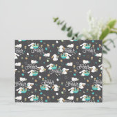 イースターバニーと卵狩りパターン真夜中 招待状 (スタンド正面)