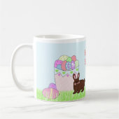 イースターバニーと卵 コーヒーマグカップ (左)