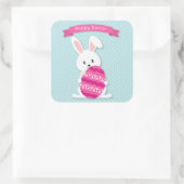 イースターバニーと卵 スクエアシール (バッグ)