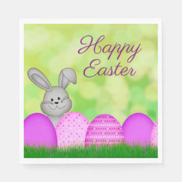 イースターバニーと卵 スタンダードランチョンナプキン