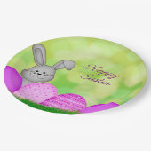 イースターバニーと卵 ペーパープレート (アングル)