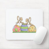 イースターバニーと卵 マウスパッド (マウス)