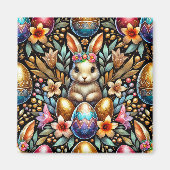~イースターバニーと卵~ マグネット (正面)