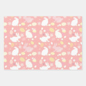 イースターバニーと卵 ラッピングペーパーシート (正面2)