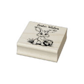 🐰イースターバニーと文字とのハッピーイースター ラバースタンプ (スタンプ)