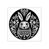 🐰イースターバニーと文字とのハッピーイースター ラバースタンプ (インプリント)