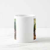 イースターバニーと牛卵 コーヒーマグカップ (中央)