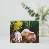 イースターバニーと牛卵 シーズンポストカード (スタンド正面)