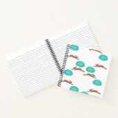 イースターバニーと白い卵 ノートブック (内部)