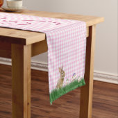 イースターバニーと草の卵 ショートテーブルランナー (インサイチュ)